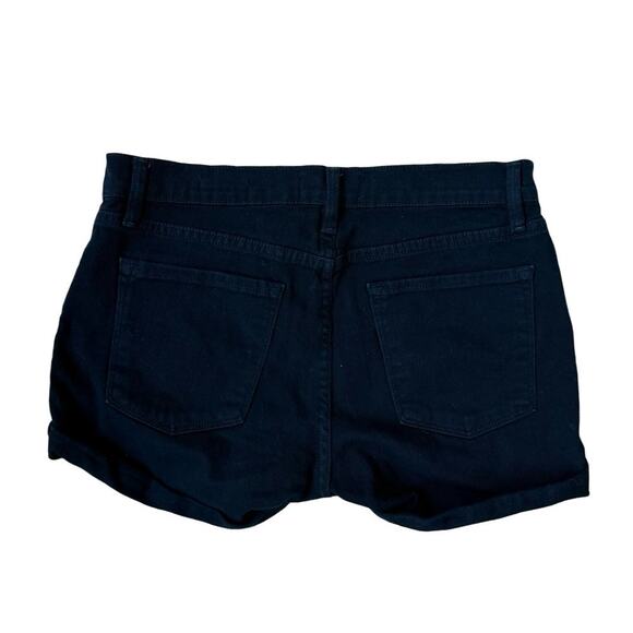 $190 Frame Denim 'Le Cutoff' Black Jean Shorts - 27 - Picture 6 of 7